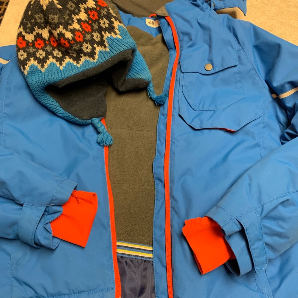 H&M Coat & Gap Kids Hat bundle — size L / 10-12
